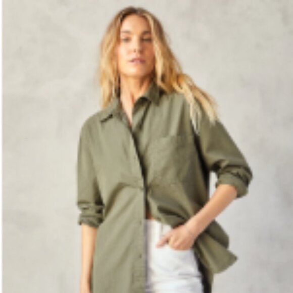 Outerknown - The Weekend Shirt - XS - faded olive - Picture 2 of 4
